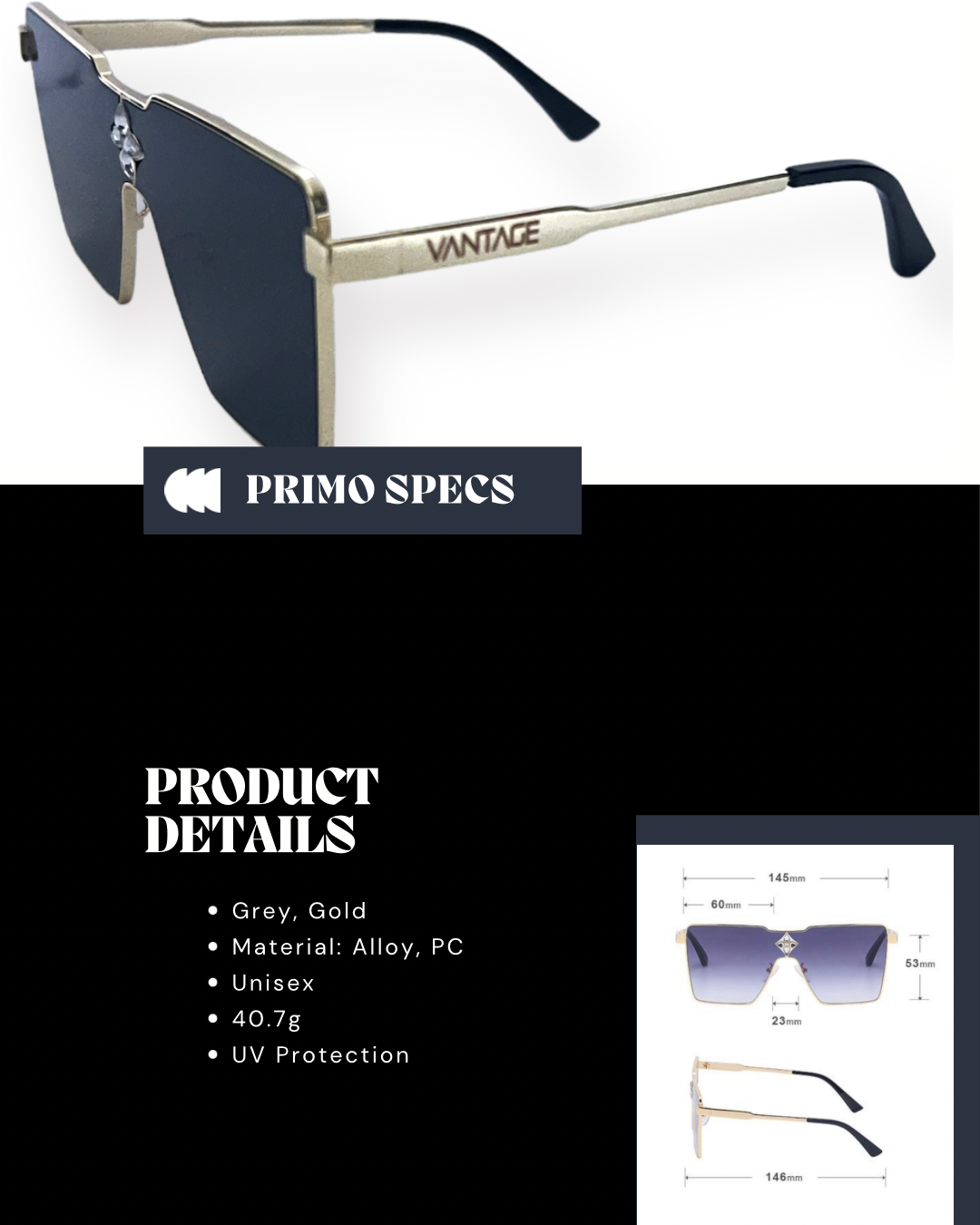 Primo Specs